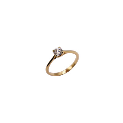 New Marianne or jaune et diamant 0.50ct