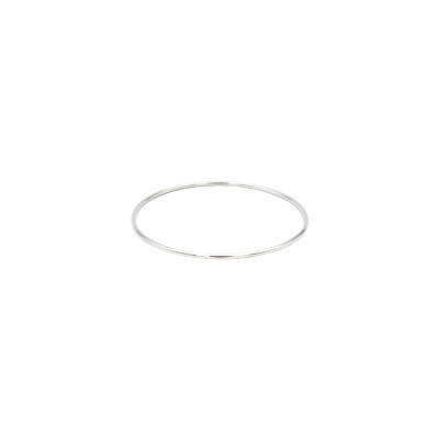 Bracelet jonc fil rond 2mm en argent