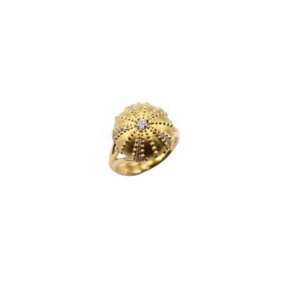 Bague CADAQUES or jaune et diamants