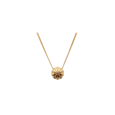 Collier Cadaques or jaune diamants moyen modèle