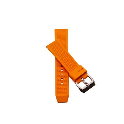 Bracelet de montre O&G INSTRUMENTS en caoutchouce orange