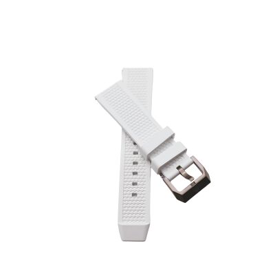 Bracelet de montre O&G INSTRUMENTS en caoutchouce Blanc