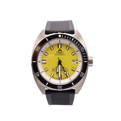 Montre O&G INSTRUMENTS fond Jaune
