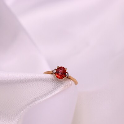Bague Saphir accompagné