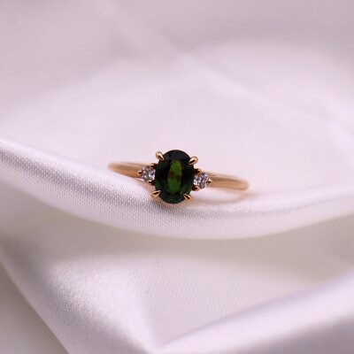 Bague Saphir accompagné