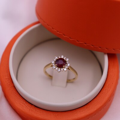 Bague Rubis et Diamants