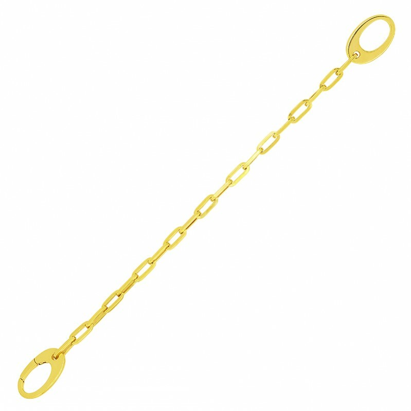 Bracelet forçat longue or jaune