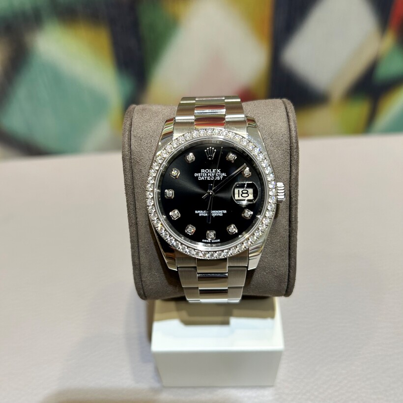 Montre ROLEX Datejust diamants