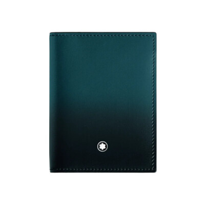 Porte-cartes Montblanc 4cc Meisterstück - Bleu pétrole