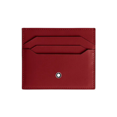 Porte-cartes Montblanc 6cc Meisterstück - Rouge De Falun