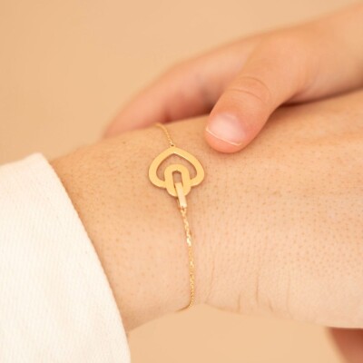 Bracelet So Shocking Amour en or jaune