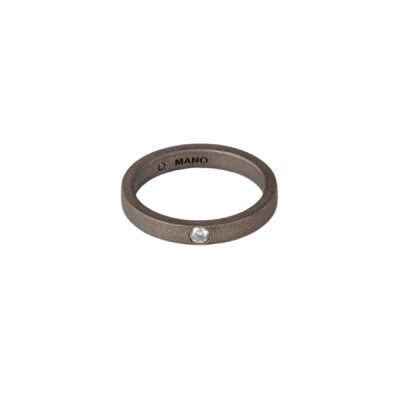 Bague Rullière Bernard en titane et diamant