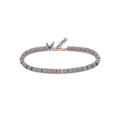 Bracelet Rullière Bernard en titane et diamant noir
