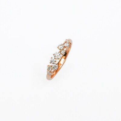 Bague Rullière Bernard en or jaune et diamants