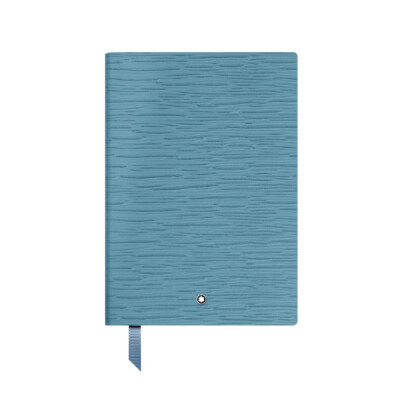 Carnet petit format, Montblanc 4810 cuir bleu cendré