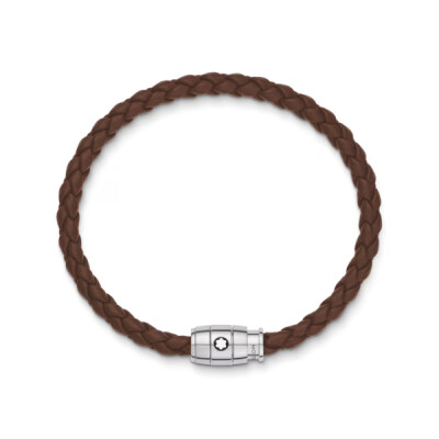 Bracelet Montblanc 3 Anneaux en Cuir Soft