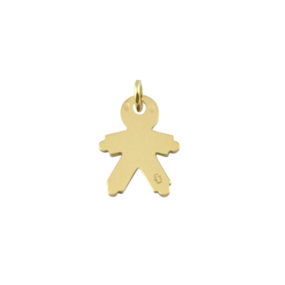 Pendentif OSCAR, 20mm, or jaune