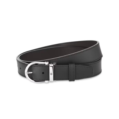 Ceinture Réversible Fer à cheval 35 mm en Cuir