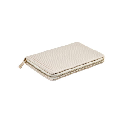 Portolio pour bijoux Wolf 1834 Bella en cuir beige