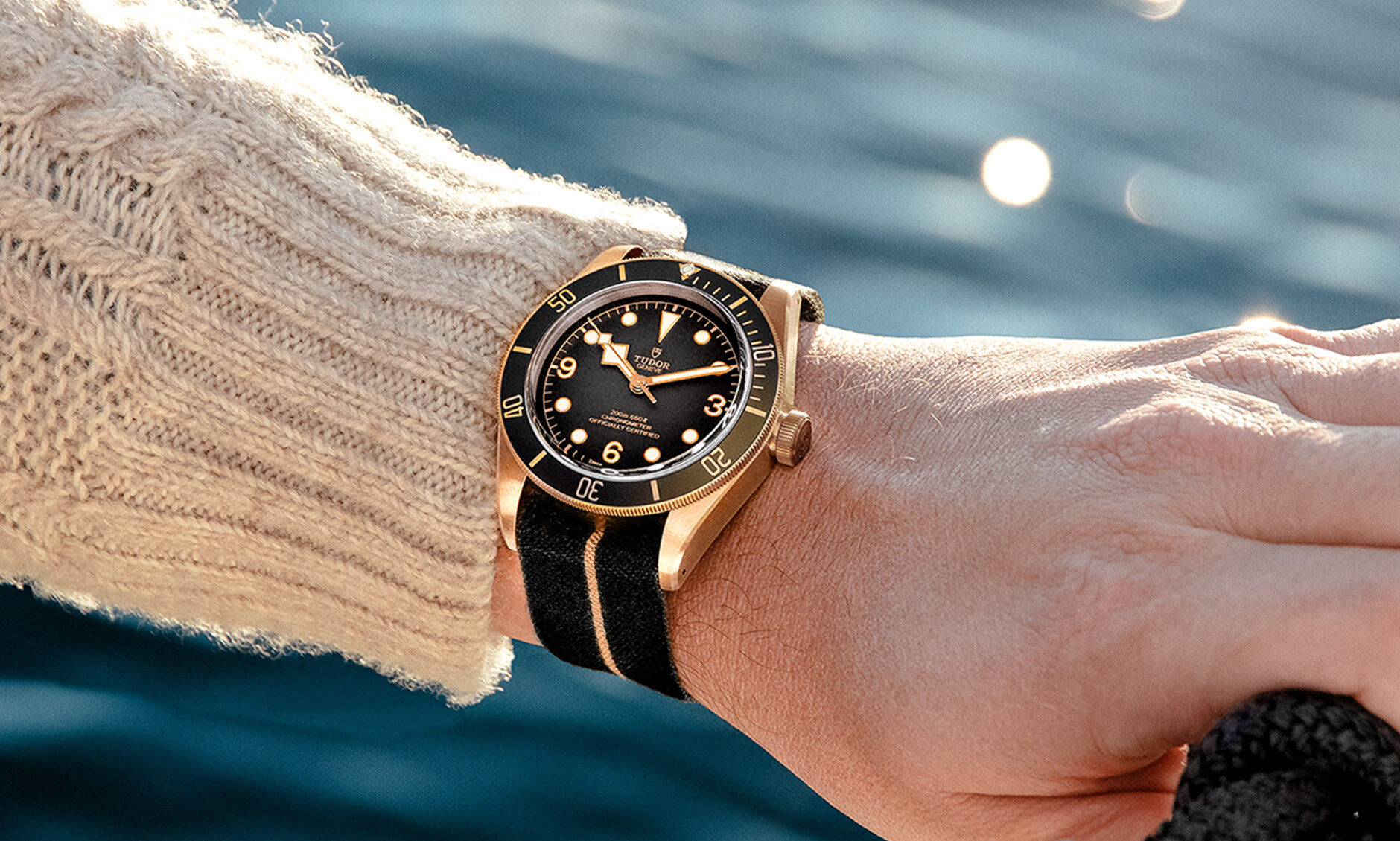 Tudor watches shop black bay bronze