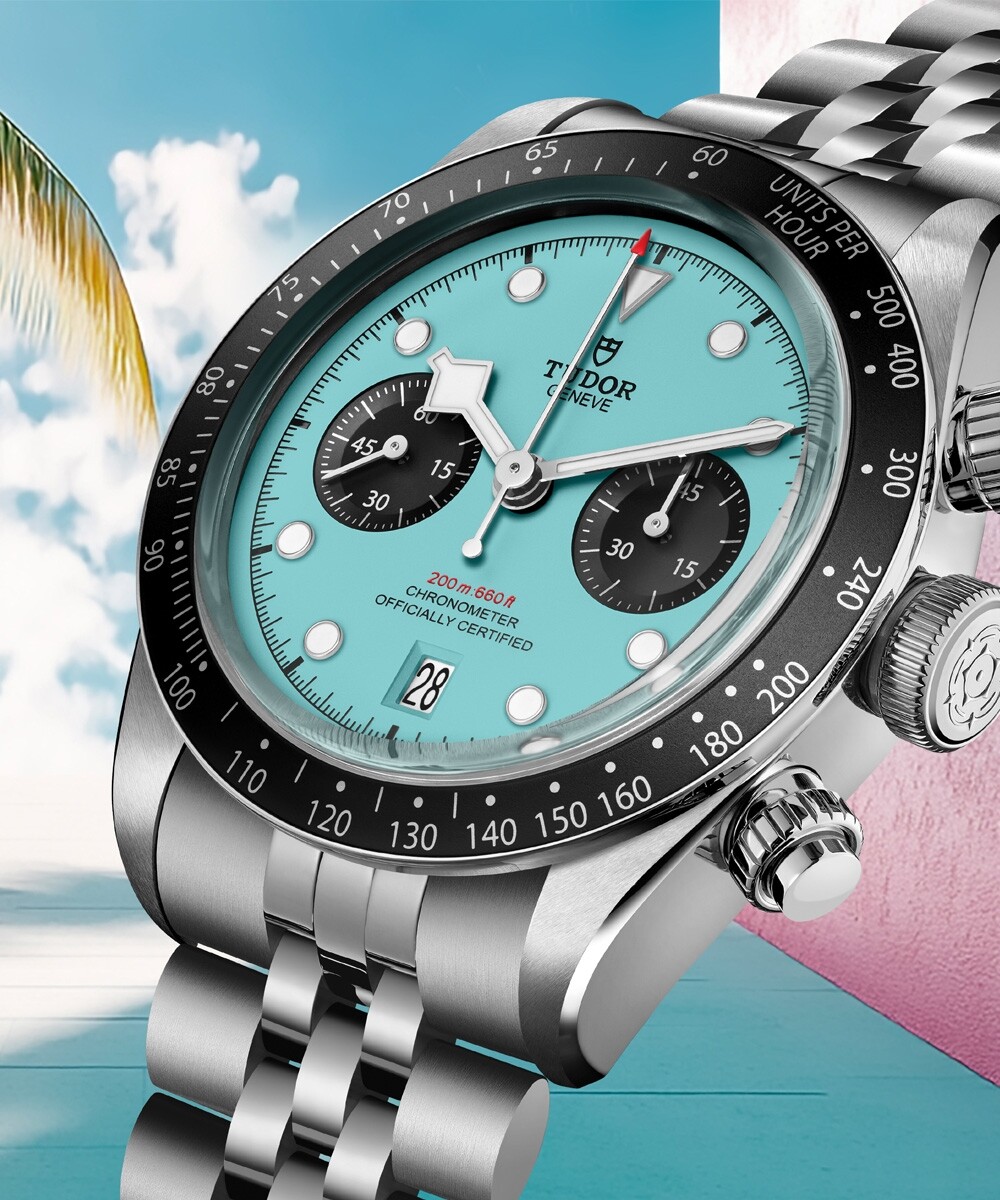 THE BLACK BAY CHRONO “FLAMINGO BLUE”: A BOLD AND VIBRANT CHOICE