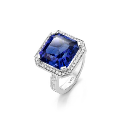 Tanzanite and Diamonds Ring