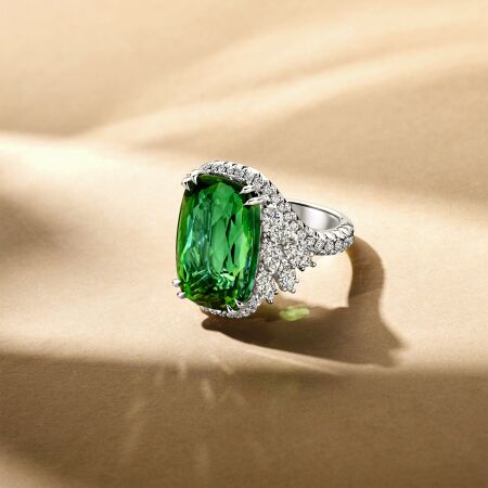 High Jewellery Tourmaline Cocktail Ring