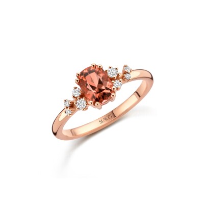 CANDY COLLECTION - TOURMALINE AND DIAMONDS - 18KT ROSE GOLD