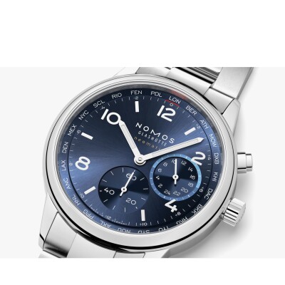 Club Sport neomatik Worldtimer silver