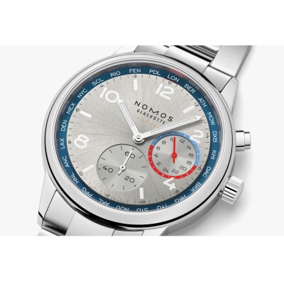 CLUB SPORT NEOMATIK WORLDTIMER SILVER