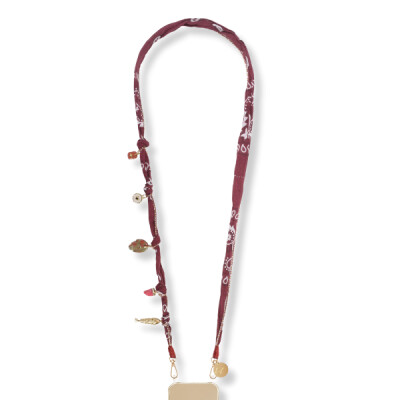 CHAINE LONGUE LAIA BRUN 120 CM