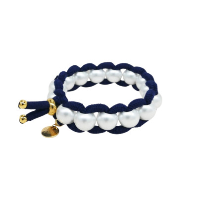 BICHOUS® tissés perles - Bleu Marine