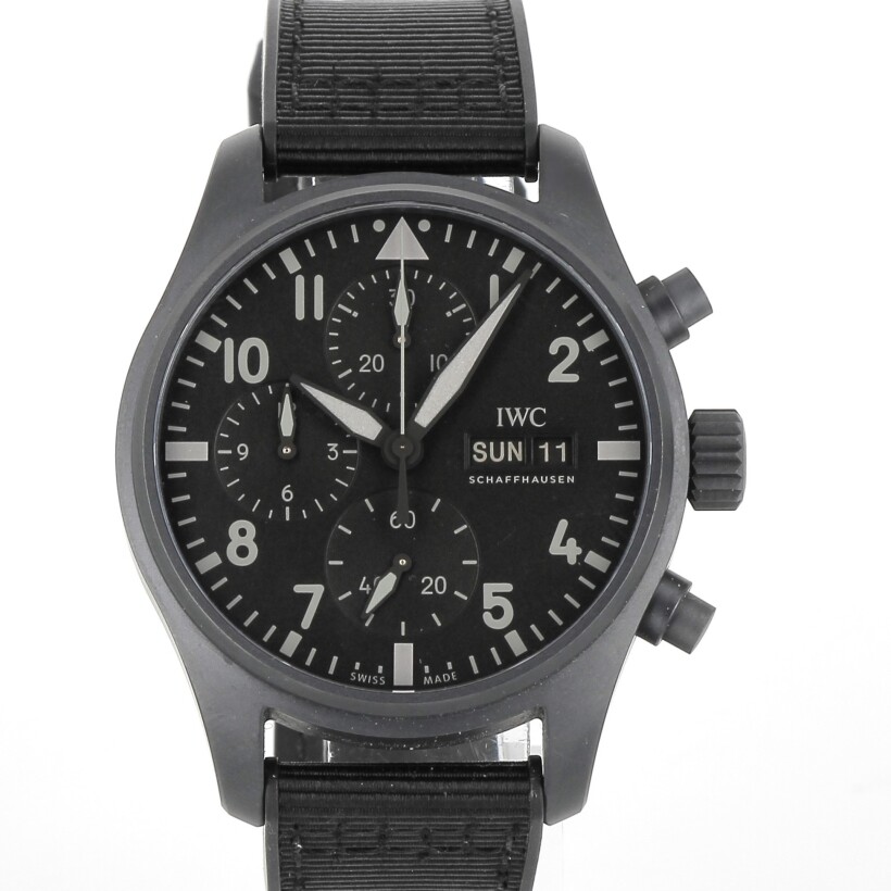 Montre IWC Schaffhausen Aviateur Chronographe 41 TOP GUN Ceratanium