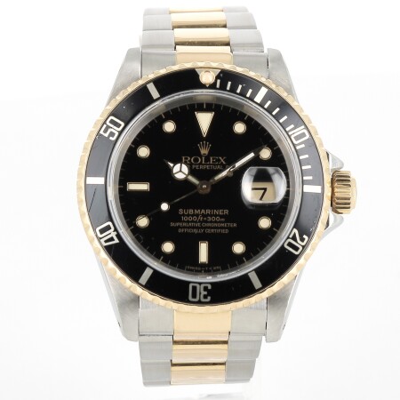 Rolex Submariner Date acier or jaune