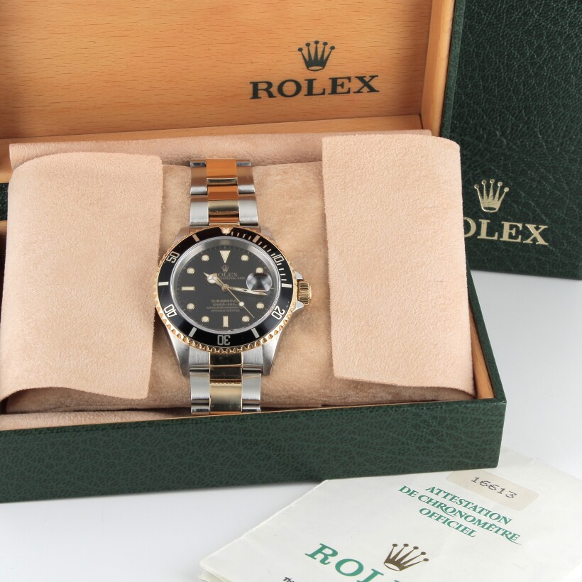 Rolex Submariner Date acier or jaune