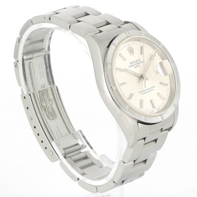 Date Silver 34mm