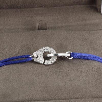 Menottes  R12 en or blanc et diamants