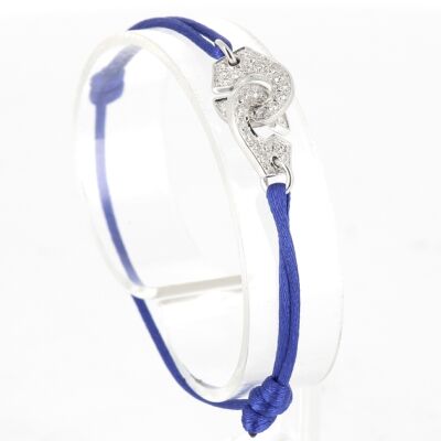 Menottes  R12 en or blanc et diamants