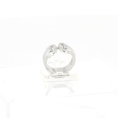 CARTIER Double C en or gris