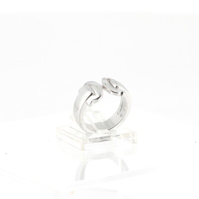 CARTIER Double C en or gris