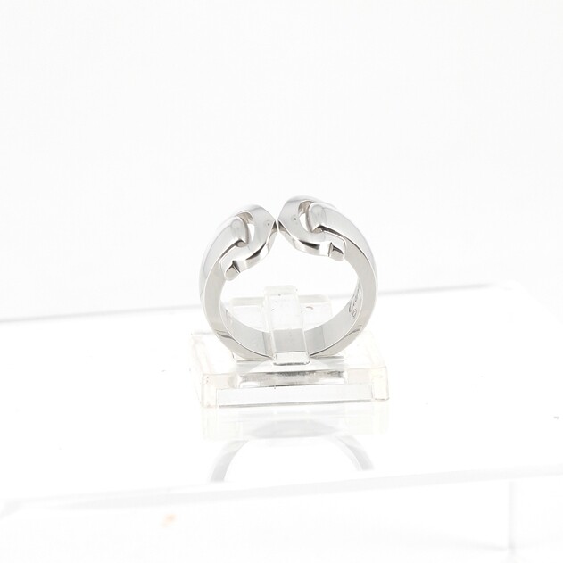 CARTIER Double C en or gris vue 1
