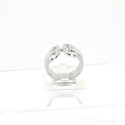 CARTIER Double C en or gris