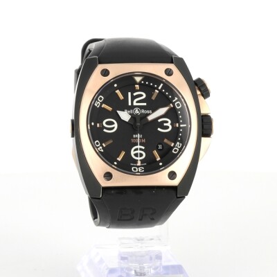 Marine automatic Br 02-92 rose gold & carbon