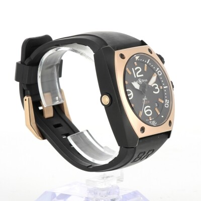 Marine automatic Br 02-92 rose gold & carbon
