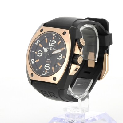 Marine automatic Br 02-92 rose gold & carbon