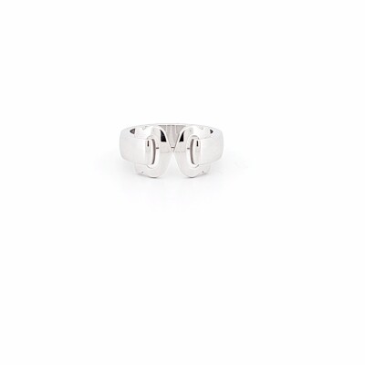 Occasion Bague Cartier Double C en or blanc