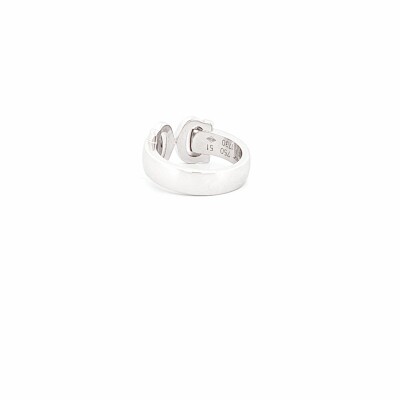 Occasion Bague Cartier Double C en or blanc