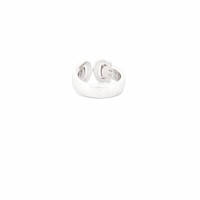 Occasion Bague Cartier Double C en or blanc