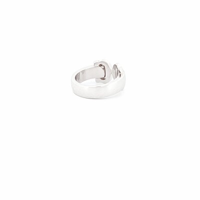 Occasion Bague Cartier Double C en or blanc