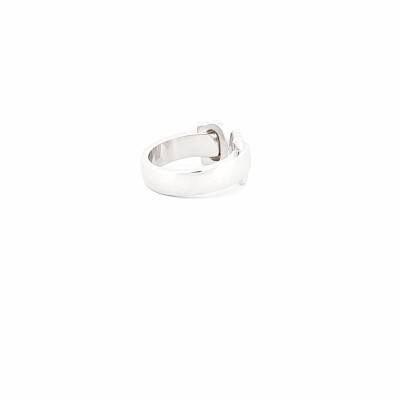 Occasion Bague Cartier Double C en or blanc